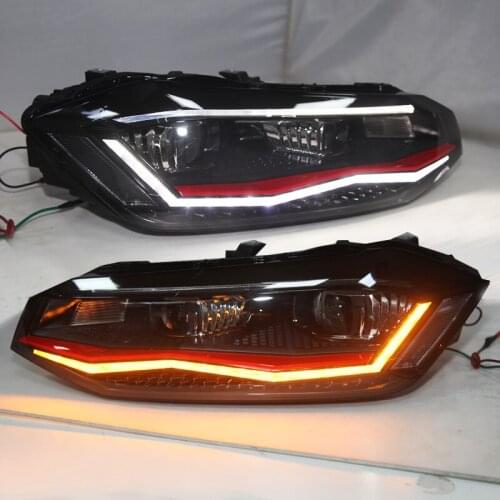 Red line Polo Vento Cross polo LED Head Lamp 2019-2020 LD For VOLKSWAGEN
