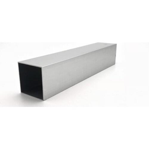 50mm*50mm*1mm square tube aluminum alloy hollow pipe rectangle straight duct vessel 100/200/300/400/500/550mm length