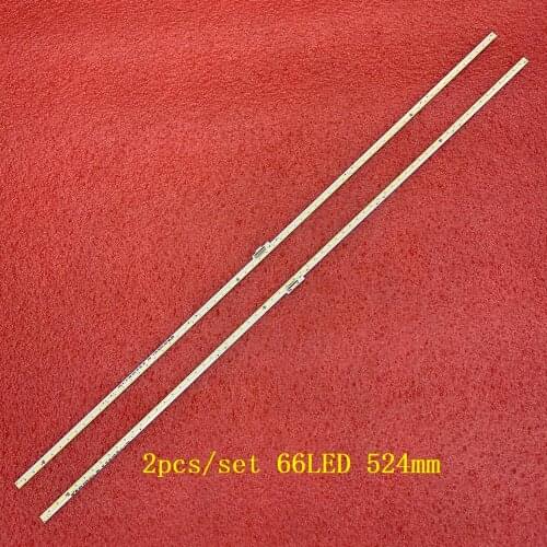 2pcs/set 66LED 534mm LED backlight strip For LG 49UH850V 49 V16 ASL 2475 2474 6922L-0194A LC490EQH DJ F1
