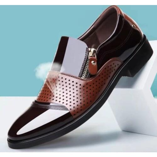 38-48 Degli Uomini Scarpe di Cuoio Alla Moda Delle Signore di Lavoro Confortevole Mens Classic Scarpe