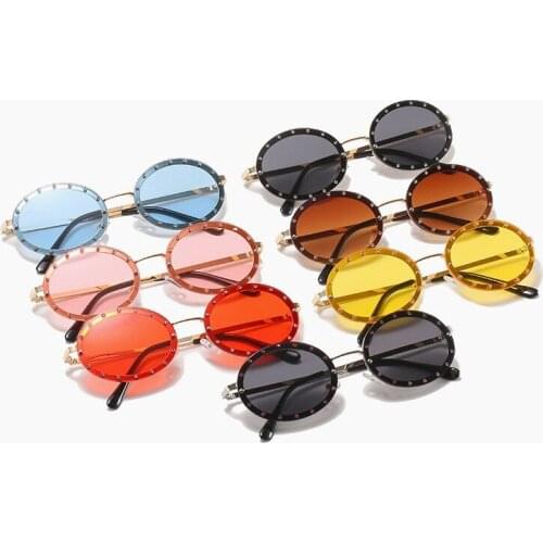 Men Round Sunglasses Men Small Vintage Glasses Women Driving Metal Eyewear High Quality Glasses UV400 Driver Goggles Sunglasses