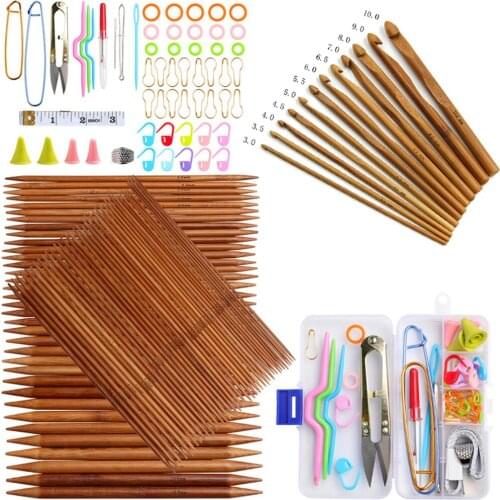 1 Set Sweater Needle Set 15cm Long Sweater Needle 80cm Ring Pin Accessory Set DIY Tools For Knitting And Sewing