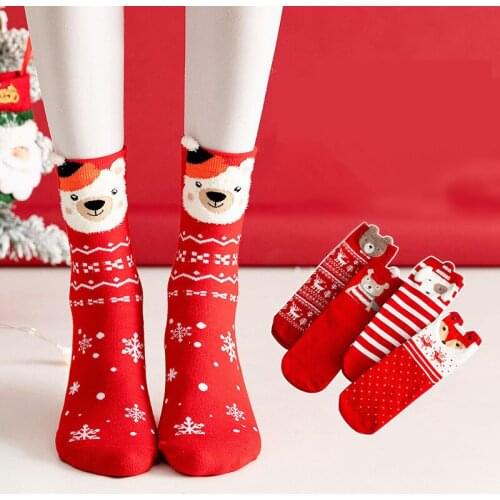 Wholesale Santa Socks Christmas Decoration For Home Merry Christmas Ornaments Happy New Year 2021 Xmas Gifts Noel Decore Natal