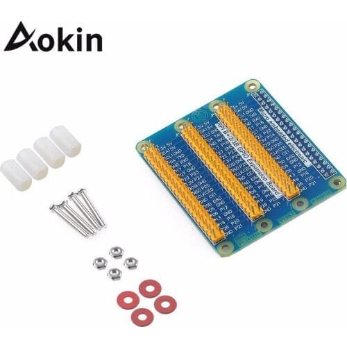 Aokin for Raspberry Pi GPIO Expansion Extension Board One Row to Be Three Rows GPIO For Raspberry Pi 3 Pi 2 Pi Model B