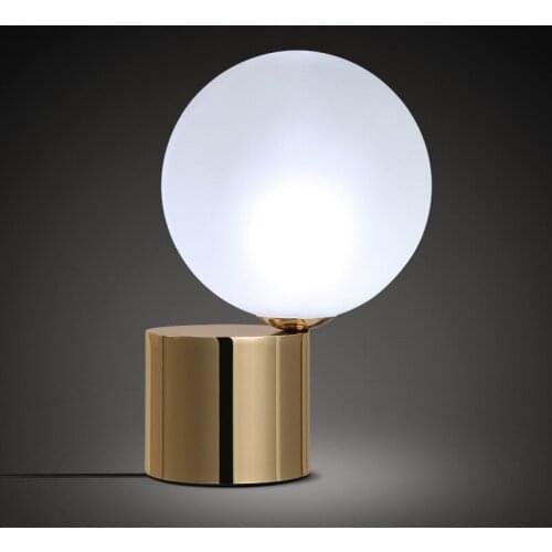 Retro copper study and work LED desk lamp modern minimalist fashion European Eye table lamp