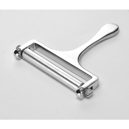 1PC Manual Zinc Alloy Cheese Slicer Adjustable Butter Cutter Cheese Grater Knife Baking Cooking Tool Kitchen Gadgets OK 0513