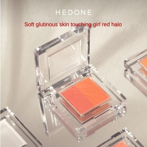 Heart Play Blush Highlight One Nude Makeup Natural Two-Tone Blush Pink Tender Vitality Soft Glutinous Paste Blush