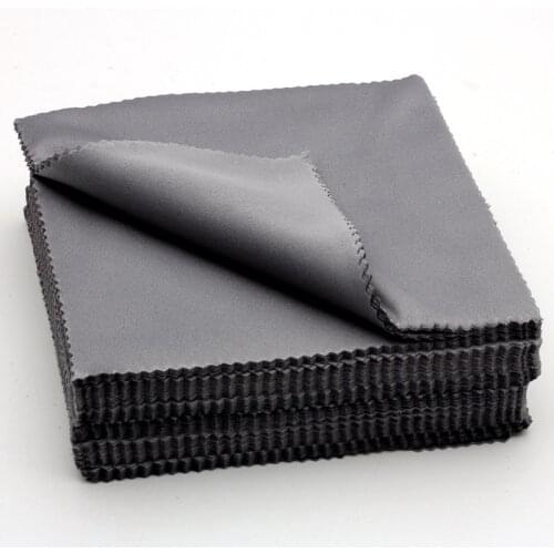 New 10pcs Glasses Cloth Microfiber Cleaner Cloths Cleaning Glasses Lens Clothes Black Eyeglasses Cloth Eyewear Accessories