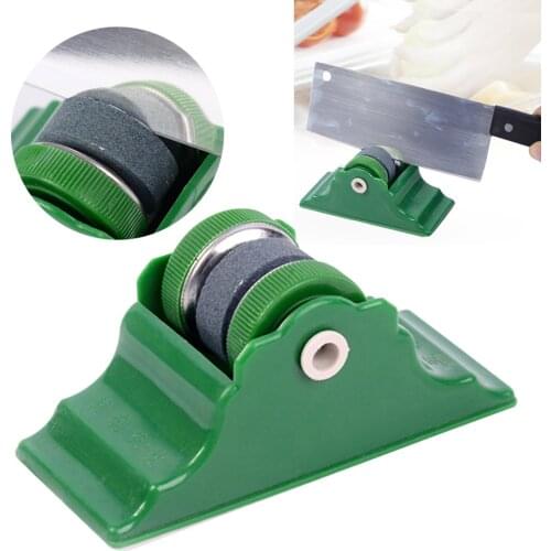 Kitchen Knife Sharpener Round Camping Blade Whetstone Tool 3