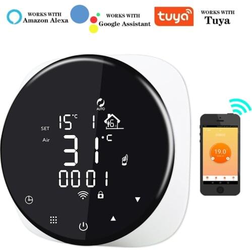 Tuya WiFi Thermostat Smart Thermostat WiFi Underfloor Heating Temperature Controller work with Google Home Alexa