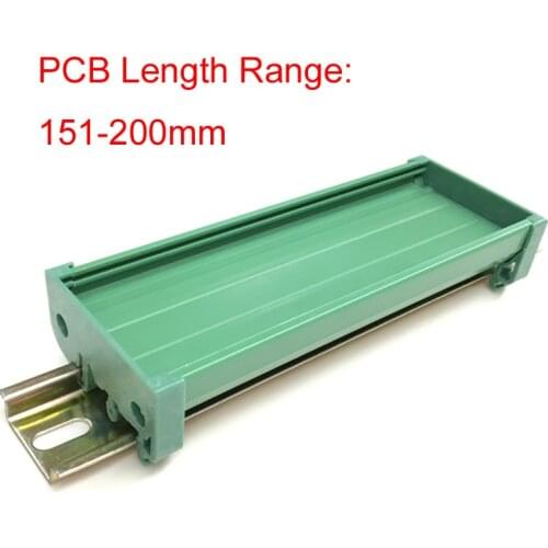 UM50 PCB length:151-200mm profile panel mounting base PCB housing PCB DIN Rail mounting adapter PCB carrier
