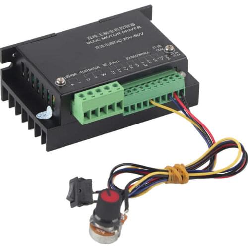 WS55-220 DC Motor Driver Controller 48V 500W CNC Brushless Spindle BLDC Motor Driver Controller 20000RPM