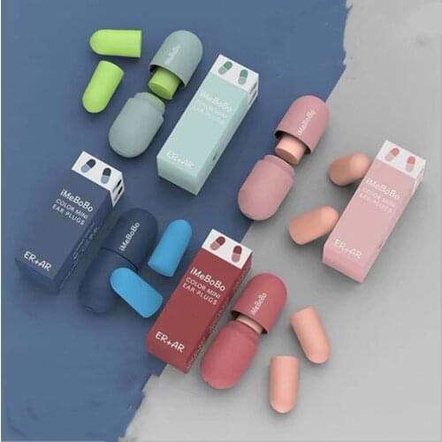 Ear Plugs Earplugs Noise Reduction Sleep Sleeping Earplugs Filter For Ears Soft Sponge Soundproof