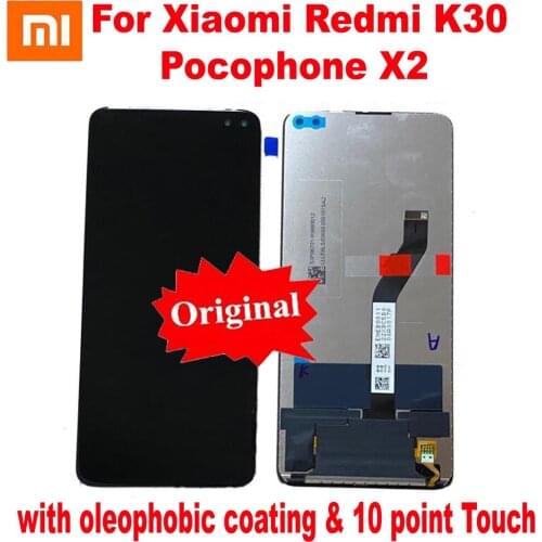 Original NEW Best For Xiaomi Redmi K30 LCD Display Touch Panel Screen Digitizer Assembly 6.67" For Pocophone X2 Glass Sensor