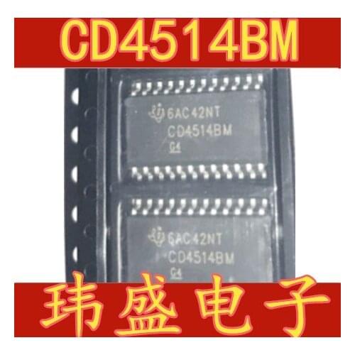 10pcs CD4514BM CD4514BM96 SOP-24