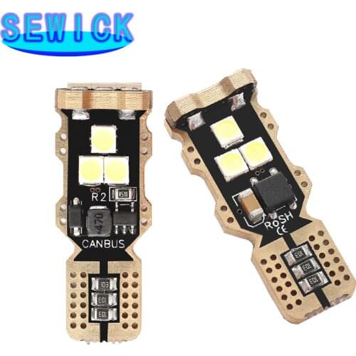 50PCS Universal Automobile LED Brake Light Trunk Cargo Area Light 921 912 T15 LED Back Up Reverse Light Bulbs 6000K Xenon White