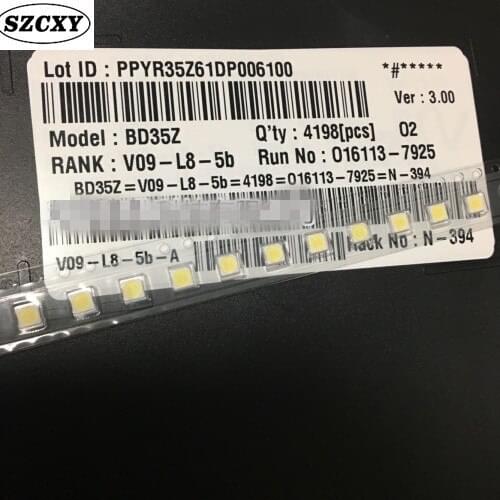 500PCS Hot selling ,original LED LED Backlight 2W 6V 3535