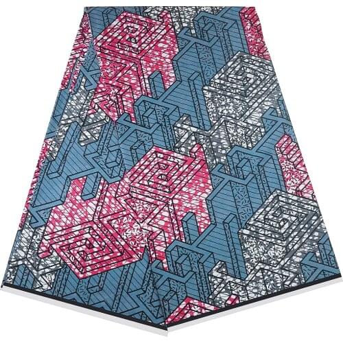 Ankara African Prints Batik Pagne Real Wax Fabric Africa Sewing Wedding Dress Crafts Material 100% Cotton High Quality Tissu