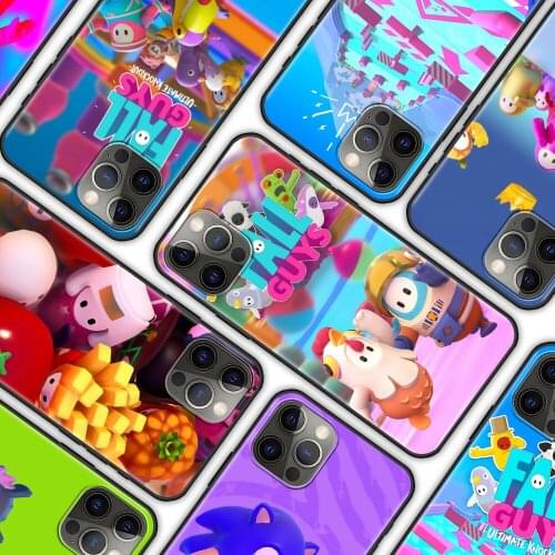 Guys Fall Game Phone Case for iPhone 11 7 XR 12 Pro Max X 6S 12 Mini XS 5 6 7 8 Plus 5S SE Soft Silicone Cover Bumper