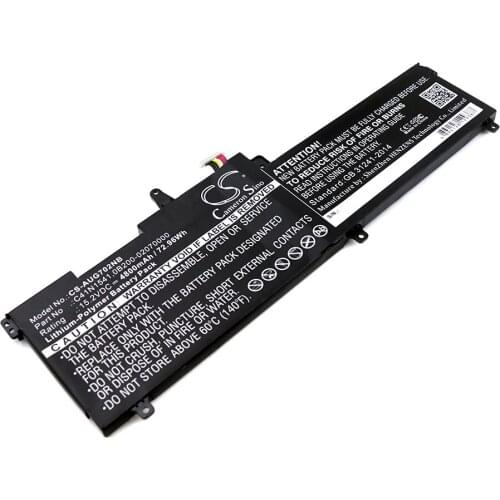 CS 4800mAh/72.96Wh battery for Asus G702VM,ROG Strix GL702VM-GC144T,STRIX SCAR GL703GS,S7VT6700 0B200-02070000