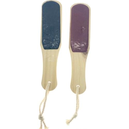 Double-sided Foot File Pedicure Tool Feet Dead Skin Coarse Callus Remover Foot Care Wood Double-sided File Pedicure Foot Tools