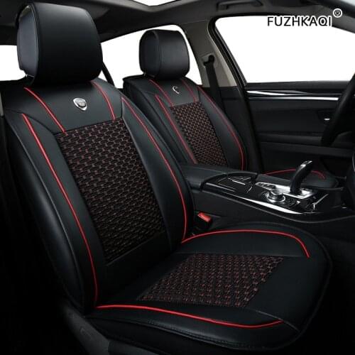 FUZHKAQI 1pcs car seat cover For toyota avensis t25 wish prado 120 150 corolla prius 20 land cruiser 100 camry 40 50 auto seats