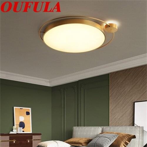 Hongcui Copper Ceiling Lights Contemporary Home Creative Decoration Suitable For Living Room Dining Room Bedroom