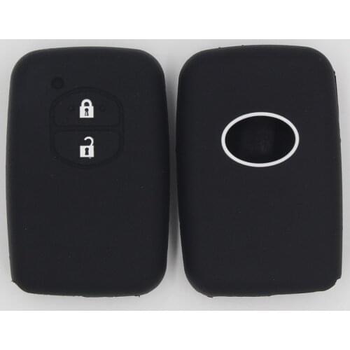 KAPU Remote Key Holder Cover for Toyota Auris Land Cruiser Prius Alphard Aqua Silicone Car Key Case