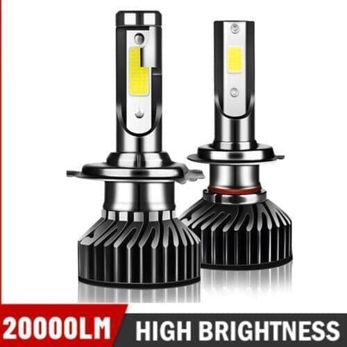 Muxall LED Car Headlight Bulbs H7 H11 H8 H9 H1 9005 9006 H13 20000Lm Auto Front Lamp 6500K Automobiles Headlamp Fog Lights