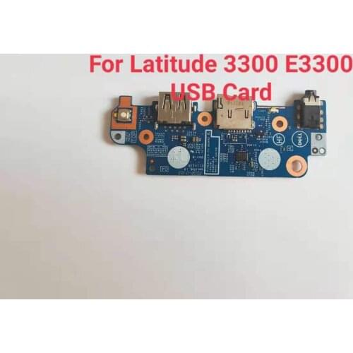 Original Power button for Dell Latitude 3300 audio port USB SD card reader 0kr8f3 kr8f3 cn-0kr8f3
