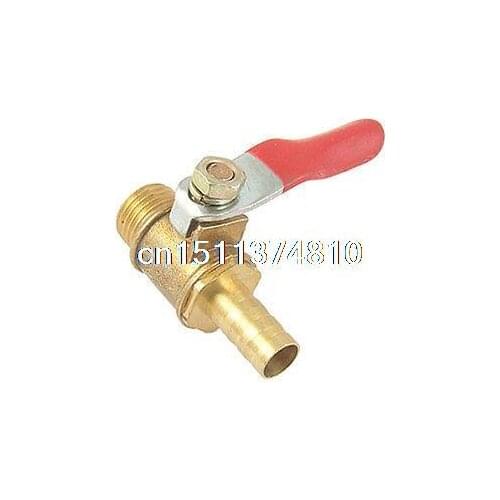 13mm M Thread 8mm OD Hose Pneumatic Fitting Ball Valve