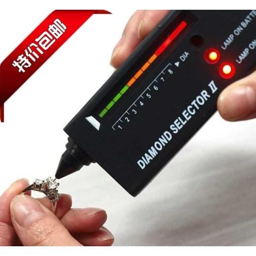 Professional High Accuracy LED Diamond Tester Jewelry Gem Selector Test Pen Tool
