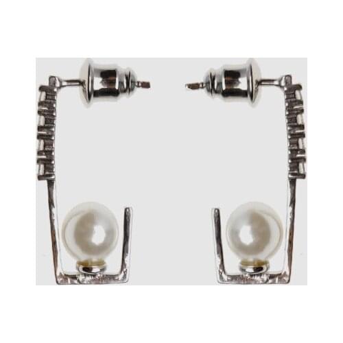 M28-Amorita boutique Simple mini pearl earrings
