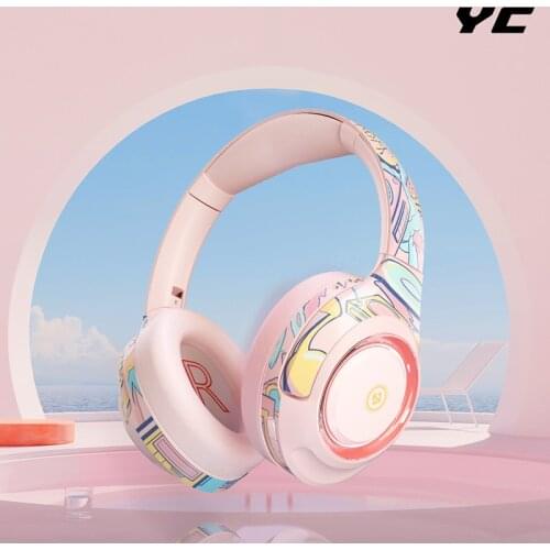 YC Wired Headset Gaming Noise Cancelling Headphone Cute Wireless With Microphone No Delay for Xbox PS4 Computer Overear Gamer