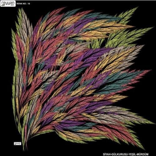 REYYAN SILK OYALIK WRITING (NEW QUALITY)-DESEN-19 - RENK-16