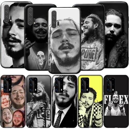 GX183 Post Malone Silicone Case for Huawei P9 P10 P20 P30 P40 Y6 2018 Y7 Y9 Lite Pro Max Prime Mini