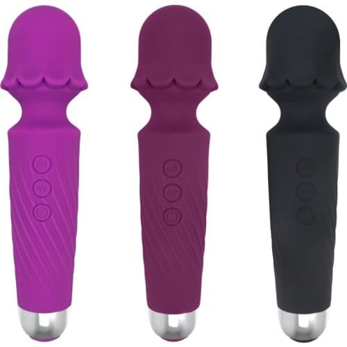 20 Mode AV Vibrators Nipple Vagina Clitoris Stimulation Massager Fidget Sex Toys Shop For Women Female Adults 18 Masturbators