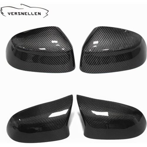 1 Pair Carbon Fiber Rear View Mirror Covers for BMW X3 F25 X4 F26 X5 F15 X6 F16 Replacement Upgrade X5M X6M 2014 2015 2016-2018
