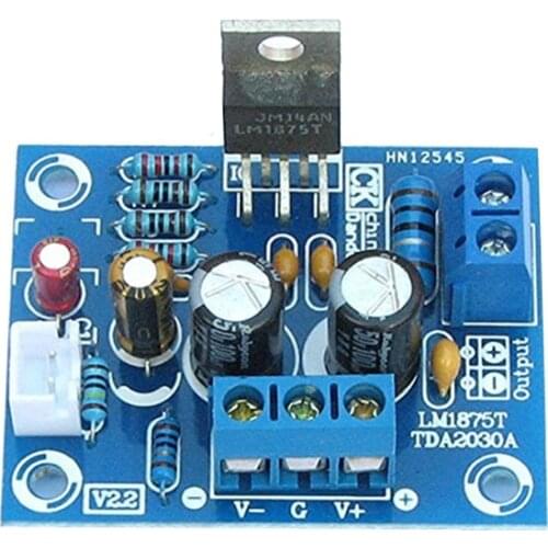 20W HIFI Mono Channel LM1875T Stereo Audio Amplifier Board Module DIY Kit