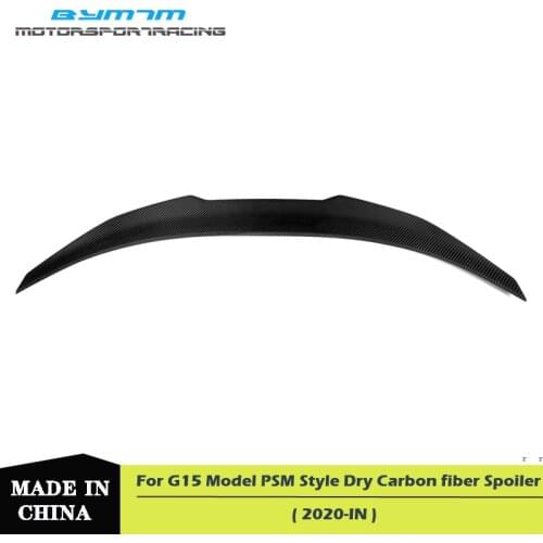 Car exterior decoration PSM Style Excellent Dry Carbon fiber Spoiler For BMW 8 Series G15 F92 M8