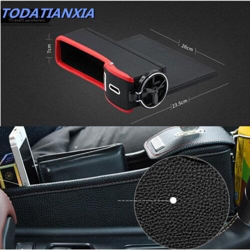 Car Organizer Auto Seat Gap Storage Box FOR mercedes amg vw t5 transporter peugeot 108 vw caddy mercedes w212 Accessories