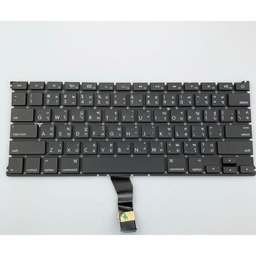 Used original Macbook Air A1369 A1466 Keyboard for Thailand TH
