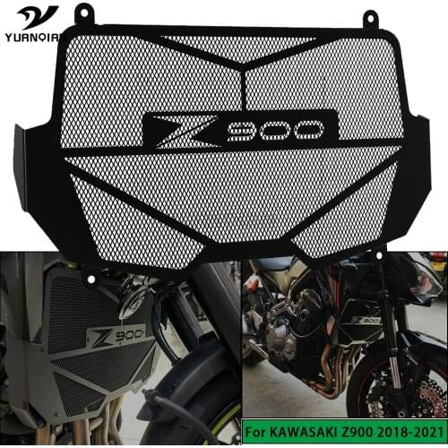 Black Green Z900 Motorcycle Accessories Radiator Grille Guard Cover Grille Protector For KAWASAKI Z 900 z900 2018 2019 2020 2021