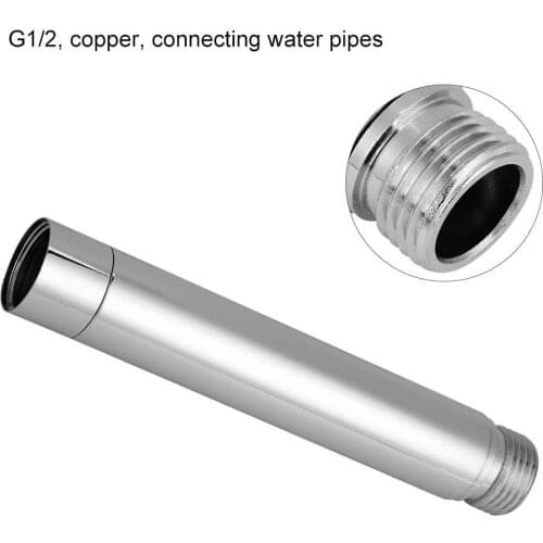 Shower Faucet Extension Tube Bar for Shower Set Shower Rod Extension Pipe Bathroom Accessories