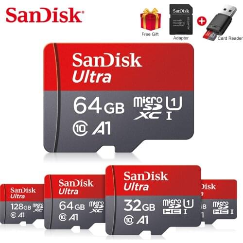 SanDisk Micro SD Card 256GB 128GB 64GB 32GB 16GB TF card usb flash memory card 98mb/s microsd Class10Flash cards for Phone