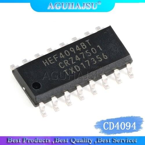 [10pcs/lot] CD4094 8-BIT shift register SOP-16 electronic components