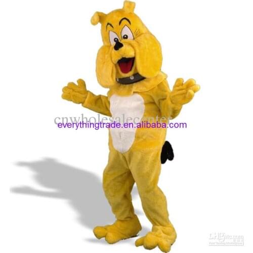 Hot sale Cute Cartoon Character Adult lovely Buddy Bulldog Mascot Costume fancy dress Halloween party costume