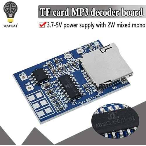 GPD2846A TF Card MP3 Decoder Board 2W Amplifier Module for Arduino GM Power Supply Module