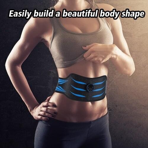 Abdominal Muscle Stimulator EMS Vibration Fitness Slimming Belt Home Gym Workout Massager For Men Women lose Weight Dropshipping