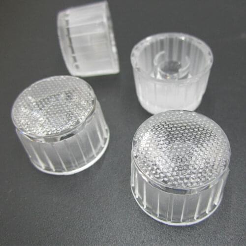 100pcs waterproof led lenses 45 60 90 120 degree optical lens integrated holder 22mm*13.5mm for wall washer lamp accessories